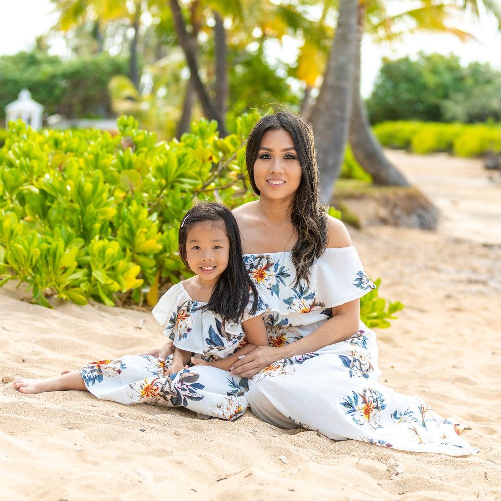 Mommy and Me Floral Print Dress